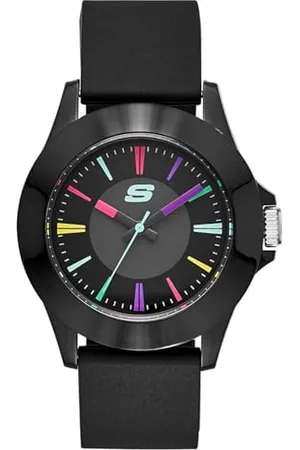 Skechers Zegarek dla kobiet, mechanizm kwarcowy z paskiem silikonowym, poliuretanowym, skórzanym lub ze stali szlachetnej, , 40MM