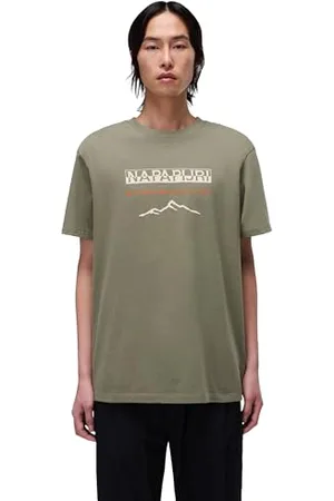 Napapijri Sanem koszulka z krótkim rękawem Green Oliwkowy, rozmiar 3XL, , 3XL