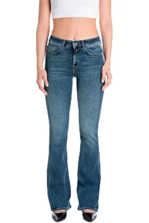 Replay Damskie dżinsy Flare Fit Joella, , 32W / 32L