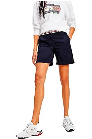 Tommy Hilfiger Damskie spodnie bawełniane Tencel Chino Rw Short, , 32