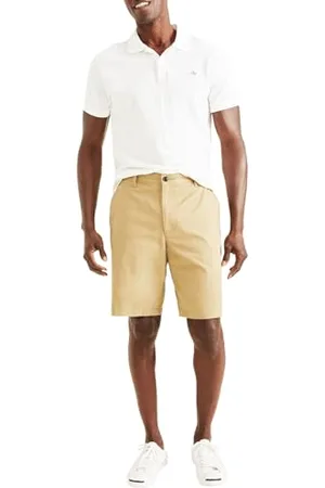 Dockers Męskie spodenki Perfect, Nowy brytyjski khaki, 34W