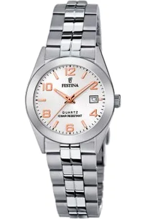 Festina Damski analogowy zegarek kwarcowy z bransoletką ze stali szlachetnej F20438/4