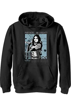 Marvel Chłopięca Falkenauge Kate Bishop Hero Shot bluza z kapturem, czarna, S, , S