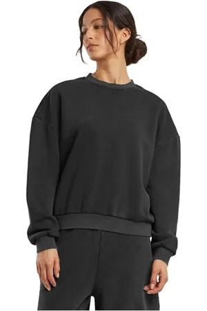 Build Your Brand Damska bluza damska Vintage Heavy Crewneck, luźny sweter dla kobiet, rozmiary XS - 5XL, , L
