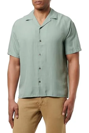 JACK & JONES JPRCCAARON Tencel Resort Shirt S/S SN, , M