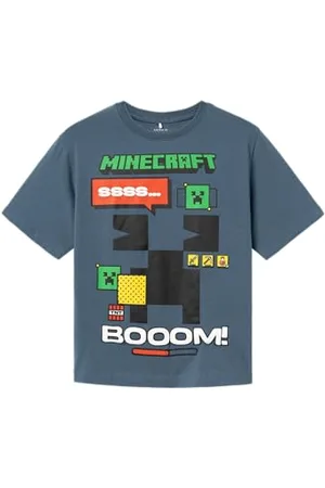 NAME IT Koszulka chłopięca Minecraft, , 122-128