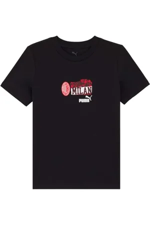 PUMA A.C. Milan FtblNRGY koszulka piłkarska, oficjalny produkt czarny, chłopiec, 16 lat, , 16 lat