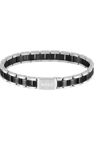 HUGO BOSS Biżuteria męska METAL LINKS ESSENTIALS Collection bransoletka ogniwowa ze stali nierdzewnej - 1580665, Jeden rozmiar, Stal nierdzewna, Bez kamieni szlachetnych
