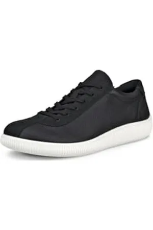 Ecco Damskie buty sportowe Soft Zero Lace Up, Czarny/czarny, 8-8.5