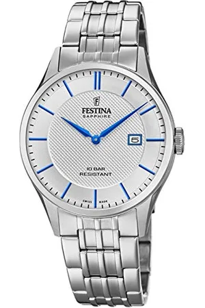 Festina Unisex dla dorosłych analogowy zegarek kwarcowy z bransoletką ze stali szlachetnej F20005/2