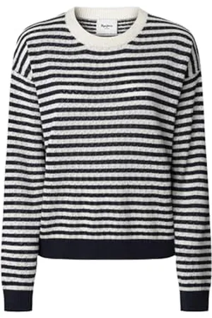 Pepe Jeans Damska dzianina POPPY, niebieska (DULWICH BLUE), M, , M