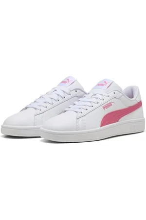 PUMA Unisex Smash 3.0 L Sneaker, White-Magic Rose, 44 EU, Biała magiczna róża, 48.5 EU