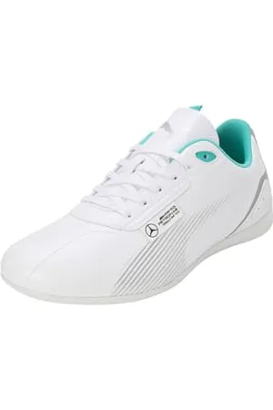 PUMA Unisex Mapf1 Neo Cat 2.0 Sneaker, Biały połysk zielony, 38.5 EU