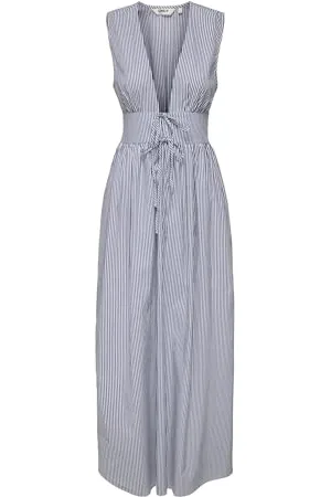ONLY Onlsiska Life Sl V-Neck Maxi Dress WVN, , XL