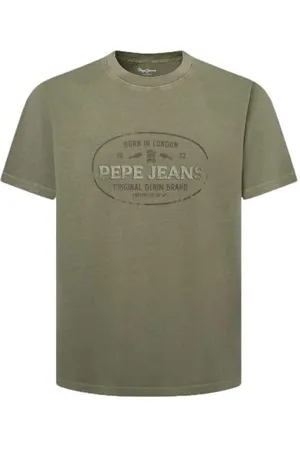 Pepe Jeans Męska koszulka Ander, zielona, XS, , XS