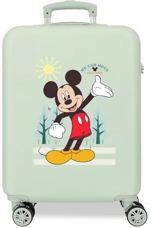 Disney Joumma Mickey Mountains walizka kabinowa zielona 38 x 55 x 20 cm sztywny 2 kg zamek szyfrowy z boku ABS 2 kg 35 l bagaż podręczny, , Talla única, walizka kabinowa