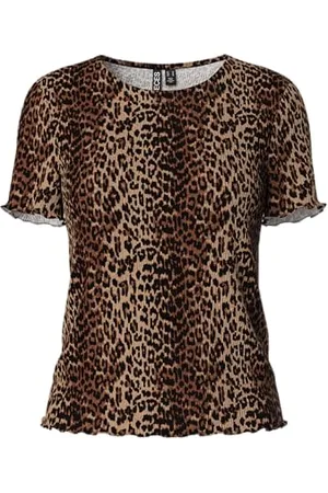 Pieces® Pcflora Ss O-Neck Top Bc, , XL