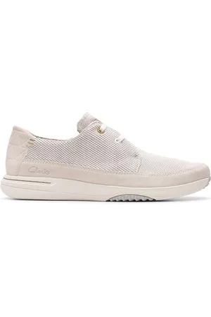 Clarks Premium Męska koronka Easeway, biała Combi, 9 UK, , 41.5 EU