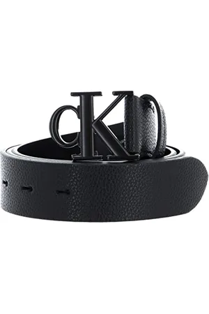 Calvin Klein Jeans Pasek Męski Okrągły Mono Plaque Belt 3.5 cm Skórzany Pasek, , 90