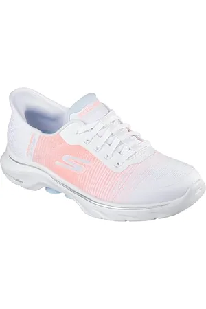 Skechers Damskie buty sportowe GO Walk 7 ADEL, białe, 4,5 UK, , 37.5 EU