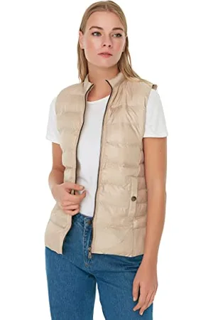 Trendyol Stehkragen Wielokolorowy Regular Weste Sweter, , S Damski, , S