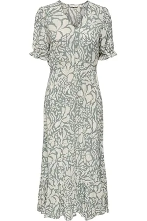 ONLY Onlchianti S/S Long Dress WVN Noos, , XXL