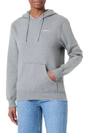 Schott NYC Bluza z kapturem z haftem Schott, SWCASUAL2, , XS