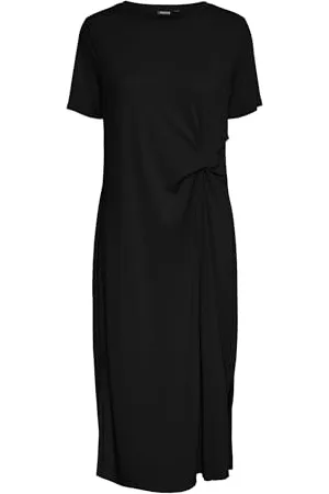 Pieces® PCANORA SS O-Neck MIDI sukienka węzłowa BC, , XL