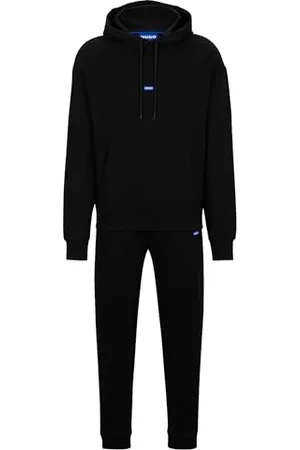 HUGO BOSS Tracksuit_NalonsoNap Jersey, Czarny1, XL Mężczyźni, , XL