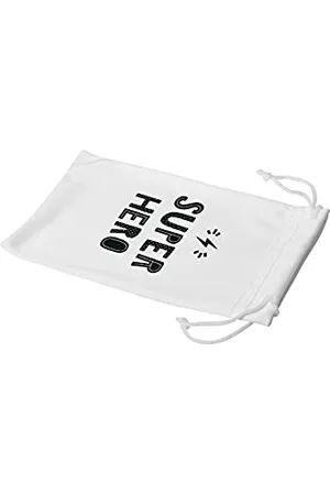 Bonamaison Etui na okulary z cyfrowym nadrukiem, etui na okulary przeciwsłoneczne, 100% bawełna, miękkie i smukłe, ochronne etui na okulary z zamknięciem na sznurek, 1 sztuka, 11 x 19 cm
