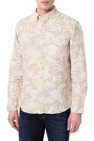 GANT REG BOTANICAL DRINT LEN SHIRT, , 3XL