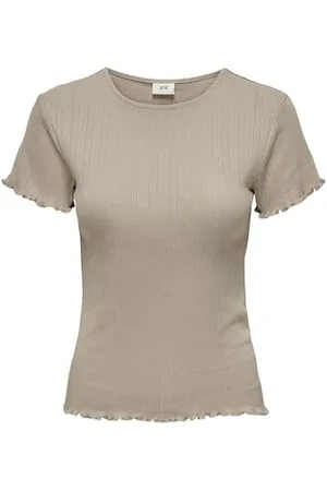 JDY Salsa Life S/S O Neck Top JRS Dia, , XXL