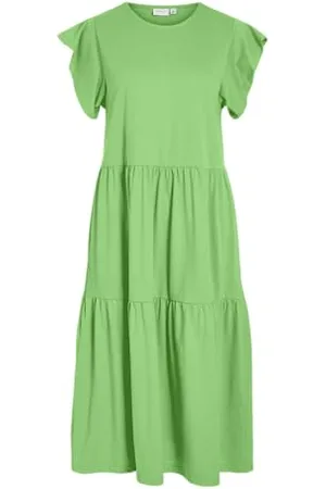 VILA Wizjer S/S Midi Dress - Noos, , XS