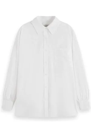 Scotch&Soda Core Girlfriend Poplin Shirt, , 34