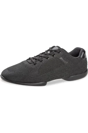 Diamant Unisex Split-Sole Dance Sneaker Tune Black – wysokiej jakości materiał siateczkowy – podzielona podeszwa z punktami Spin-Points, , 37 EU