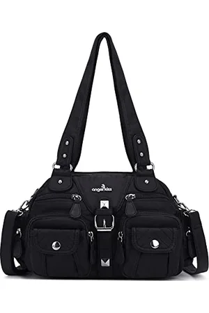angel kiss Hobo torebki crossbody dla kobiet torba na ramię wiele kieszeni miękkie torebki hobo zdejmowany pasek skórzane torebki, , Współczesny