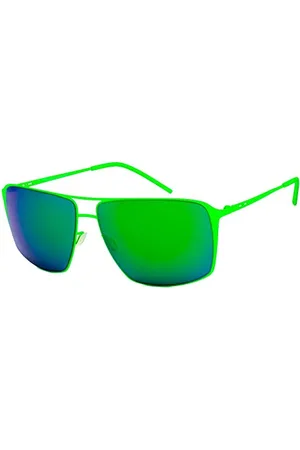 Italia Independent Męskie okulary przeciwsłoneczne 0210-033-000, zielone (Verde), 61.0