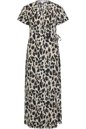 VILA Vilovie S/S Wrap Maxi Dress, , 38