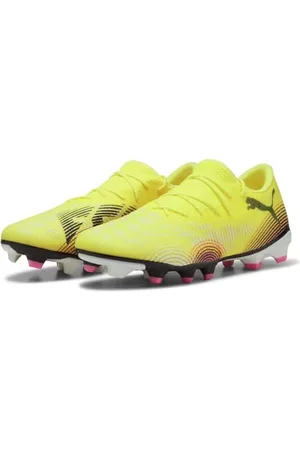 PUMA Unisex Future 8 Match Low FG/AG buty piłkarskie, żółty alert czarno-uderzony słońcem, 40 UK, Żółty alert czarne słońce uderzony, 42 EU