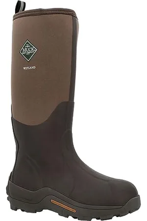 Muck Wodoodporne kalosze unisex Wetland Pull On Wellington, brązowe, 8, Brązowy, 42 EU
