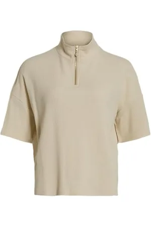 VILA Vivaila High Neck 2/4 Zipper Top, , M