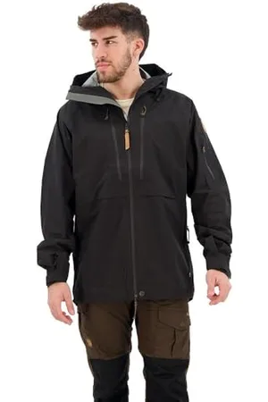 Fjällräven Keb Eco-Shell męska kurtka outdoorowa, czarna, L