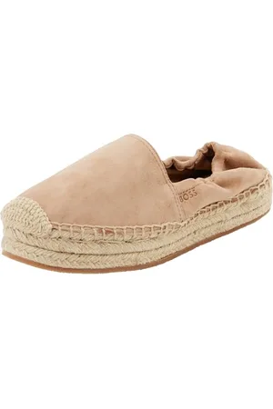 HUGO BOSS Madeira_Slon_SD, Płaskie buty bez sznurowania, średnie beżowe, 38 EU, , 38 EU