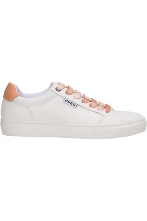 HUGO BOSS Morrie_Tenn_cnvpu, Damskie buty typu sneaker, Open White, 36 EU, , 36 EU