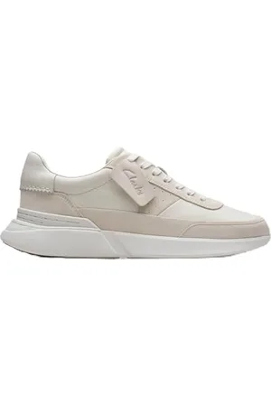 Clarks Premium Męskie rzemiosło Pace, biała skóra, 11 UK, Biała skóra, 43.5 EU