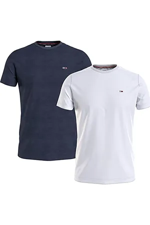 Tommy Hilfiger Tommy Hilfiger Mężczyźni Tjm Slim 2Pack Jersey T-Shirt, /Granatowy, XXL