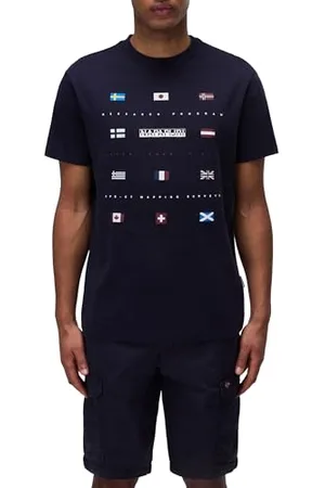 Napapijri Koszulka z krótkim rękawem, granatowa, rozmiar 3XL, , 3XL