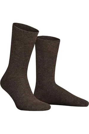 Hudson Skarpety męskie Relax Cotton bez nacisku ściągacz Brownmel. 0763 43-44, , 43-44 EU