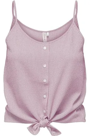 ONLY Onllecey Sl Knot Singlet Noos WVN, , 3XL