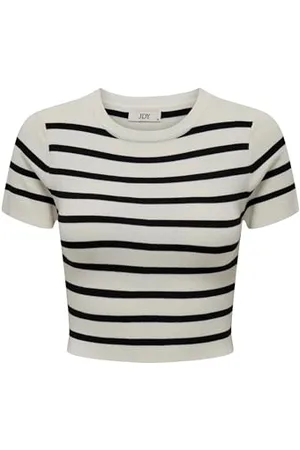JDY Damski top z dzianiny cirkeline S/S Crop Top KNT Noos, , XS